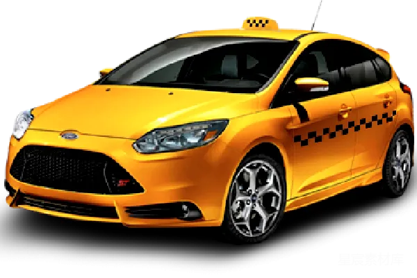 元素素材 出租车