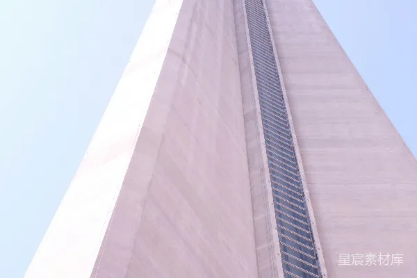 高清摄影 白色混凝土建筑