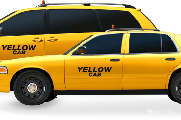 元素素材 出租车