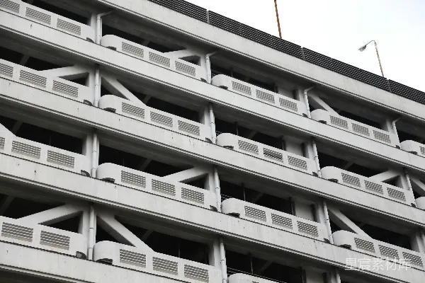 高清摄影 白天的白色混凝土建筑