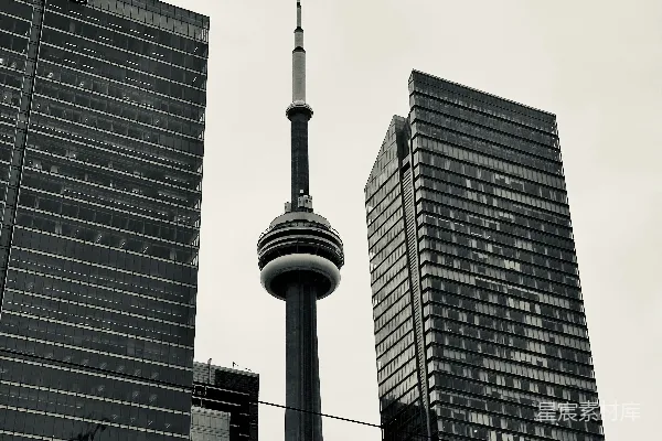 一排高楼大厦