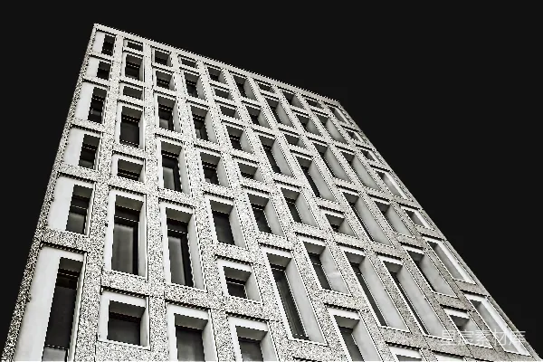 高清摄影 白色混凝土建筑