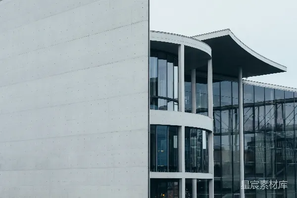 高清摄影 白天的白色混凝土建筑