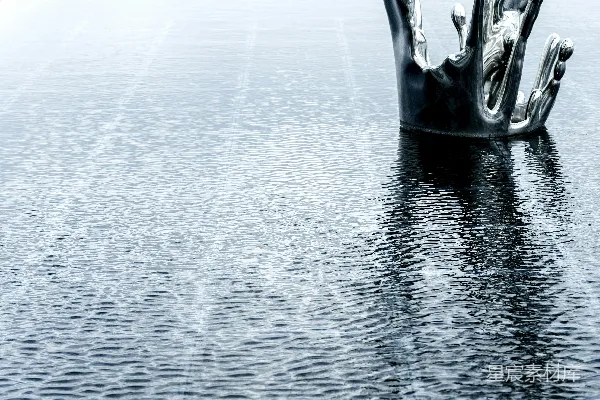 水体的灰度照片