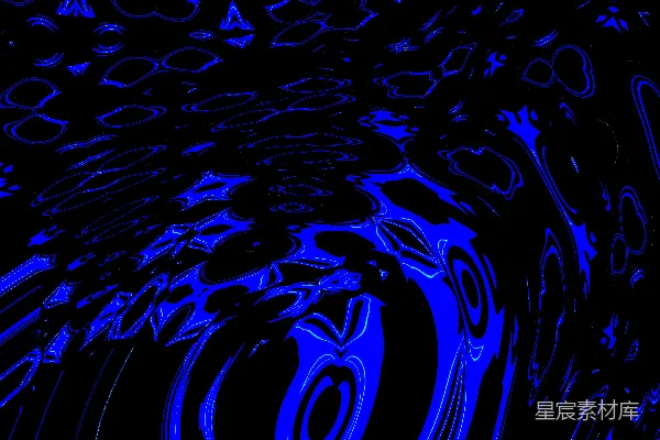 暗背景上的抽象蓝色图案 swirls。