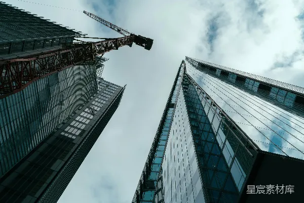 高清摄影 低角度拍摄高楼建筑