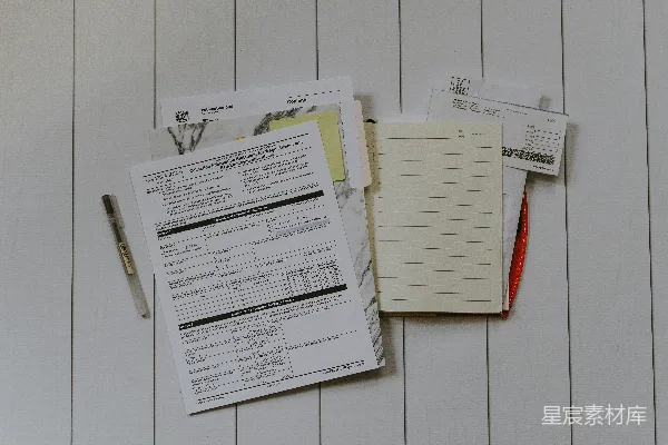 高清摄影 纸张堆叠的平面摄影