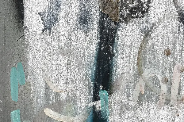 高清摄影 蓝白相间的墙