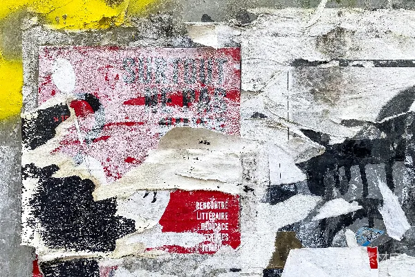 高清摄影 各种不同类型的纸的拼贴画