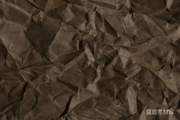 高清摄影 一张皱巴巴的棕色纸