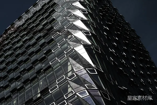 黑白混凝土建筑