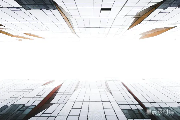高清摄影 一张黑白照片，展示了一栋有许多窗户的建筑物。