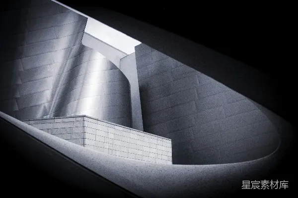 一张黑白照片中的建筑
