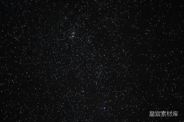 高清摄影 夜空中布满了星星。