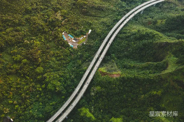 桥路的空中摄影