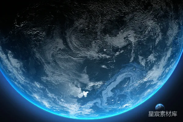 高清摄影 一个有云和水的星球