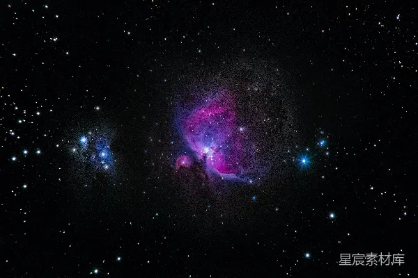 高清摄影 星云在星系中