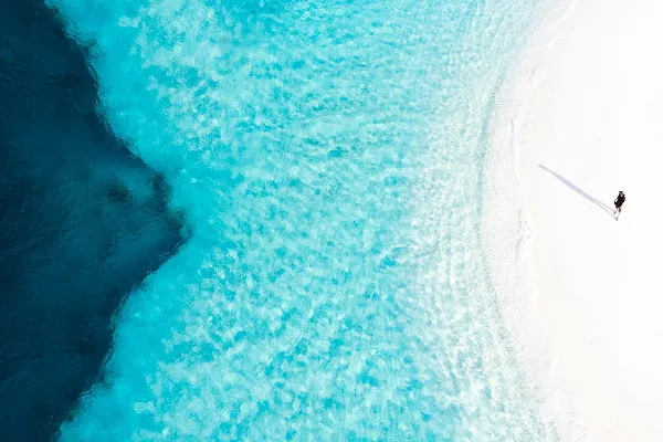 高清摄影 海洋的空中俯瞰图