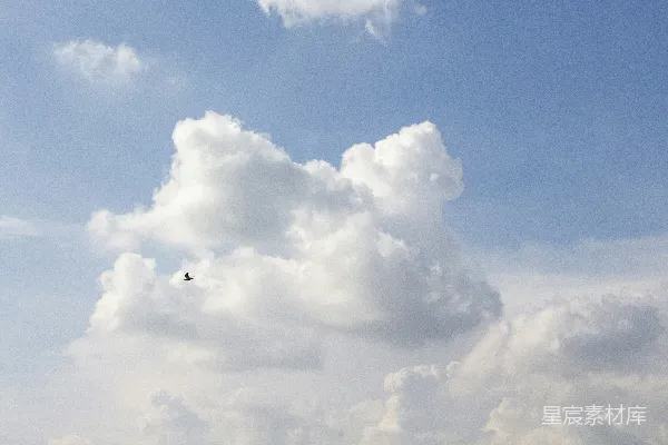 高清摄影 白天飞机在天空中飞行