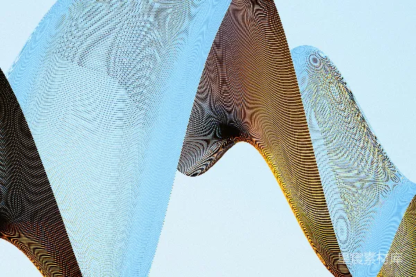 高清摄影 一个白色和棕色的物体在空中飞行。