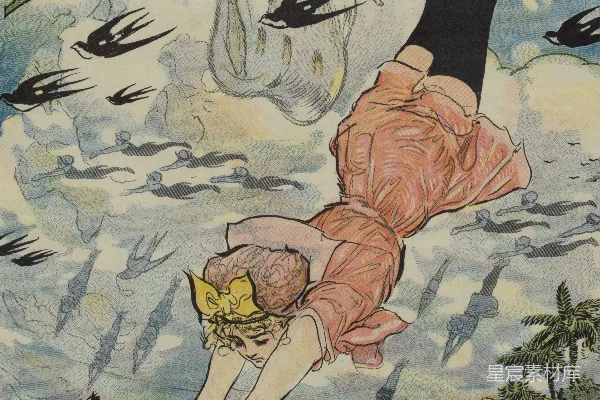 高清摄影 从缅因州到佛罗里达州。卡通插画由戈登·罗斯创作，并于1911年发表在《波克》杂志上。