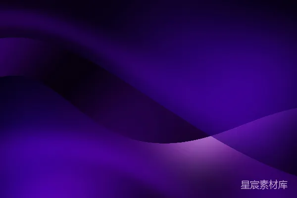 高清摄影 一个抽象的紫色背景，上面有波浪线。