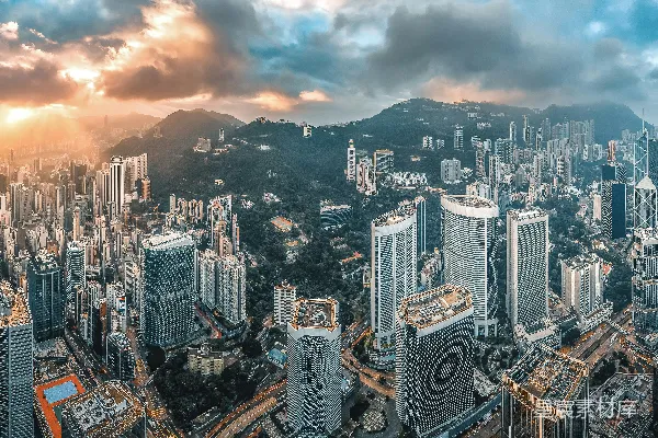高清摄影 鸟瞰图中的建筑物