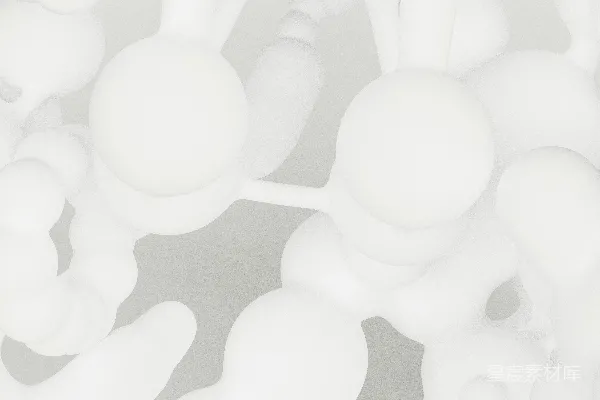 高清摄影 摘要，浅色的球体以一种模式相互连接。