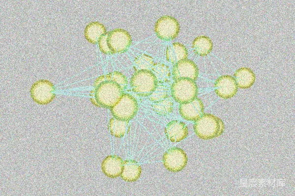 高清摄影 计算机生成的球体簇图像
