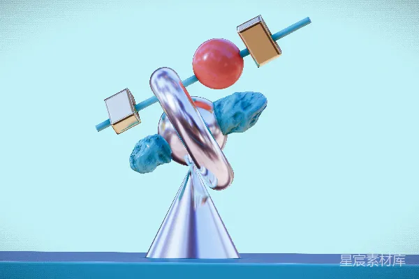 高清摄影 一个彩色的物体在空中漂浮。