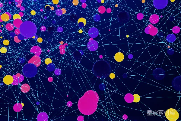 高清摄影 一大群五颜六色的球在空中漂浮着