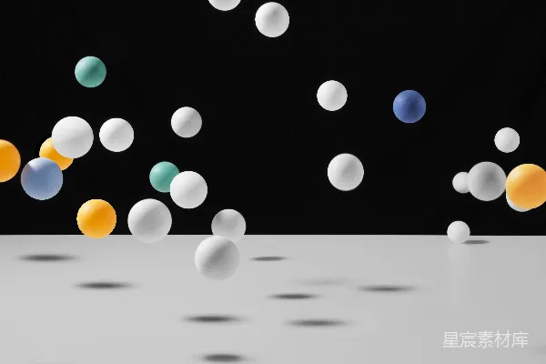 高清摄影 彩色气泡插图