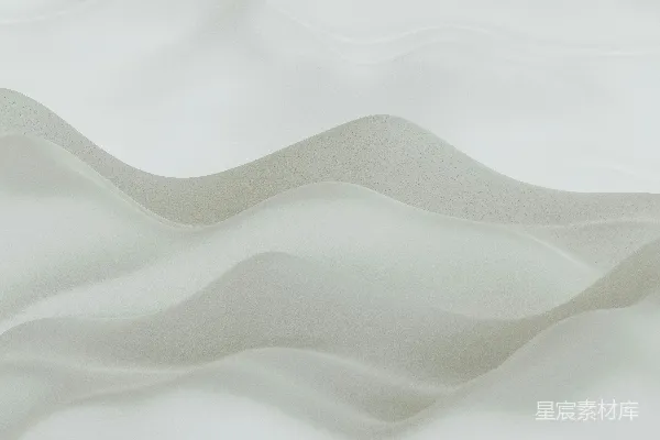 高清摄影 一张水波状的白色表面的特写图。
