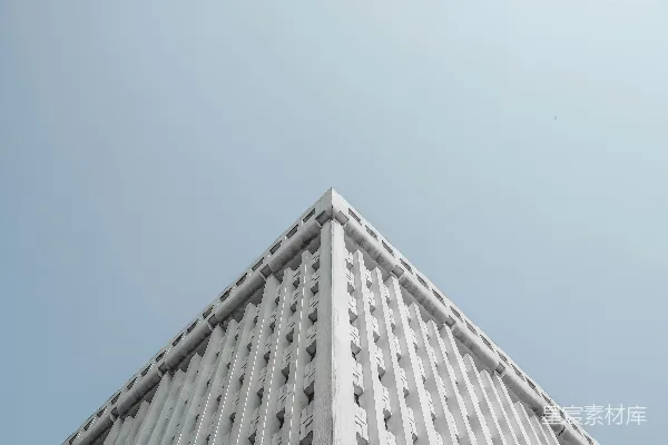高清摄影 白色混凝土建筑的特写摄影