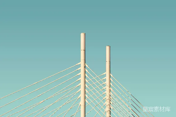 高清摄影 灰色桥梁悬挂截图