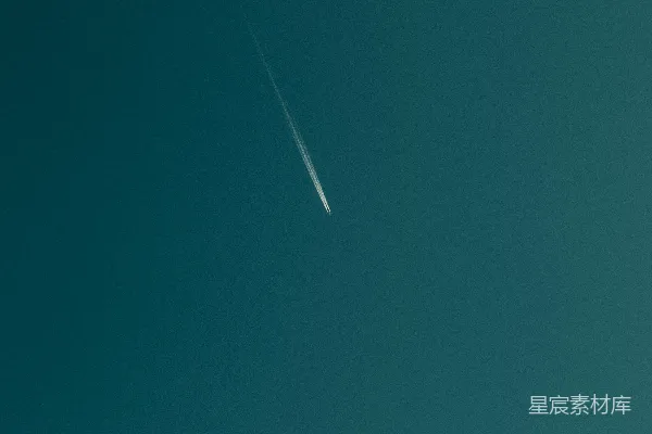 高清摄影 蓝天上有白星