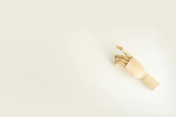 高清摄影 棕色木制手形假人模型