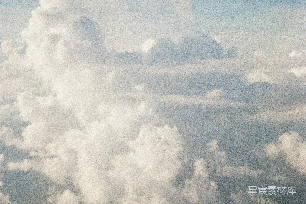 高清摄影 白天的白云和蓝天