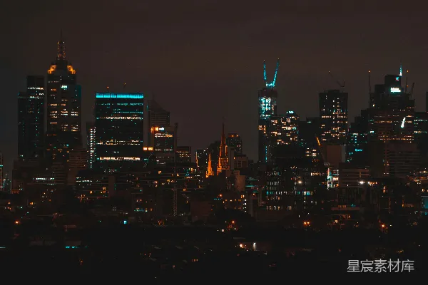 城市夜景 skyline