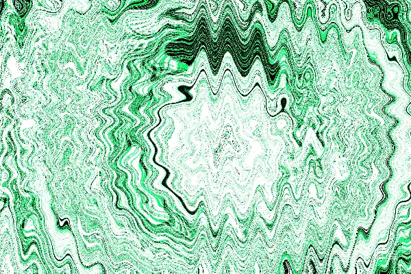 绿色和白色抽象背景中带有波浪线。