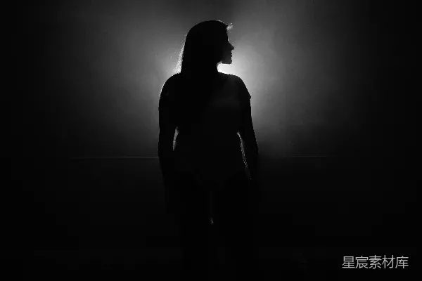 高清摄影 女人的影子