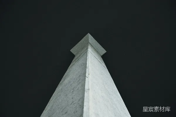 高清摄影 白纪念碑的俯视摄影