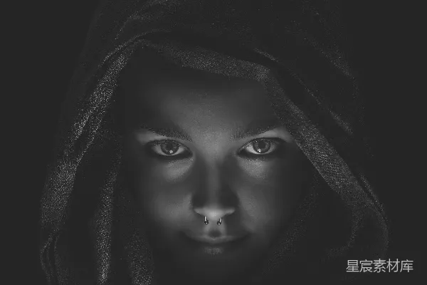 高清摄影 一张女人面部的特写照片