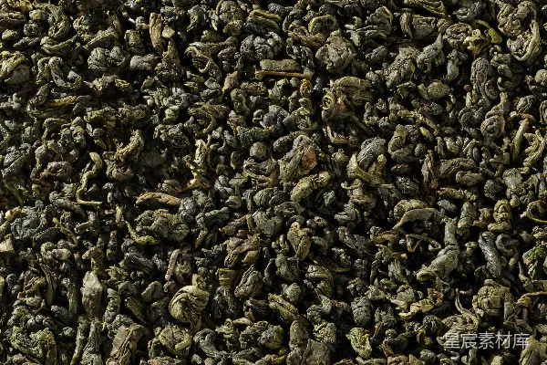 一堆干燥草药的特写镜头