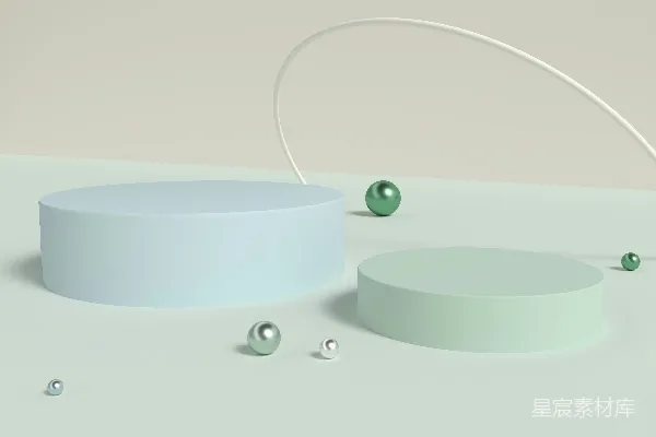 一张白色的桌子上放着一个圆形物体。