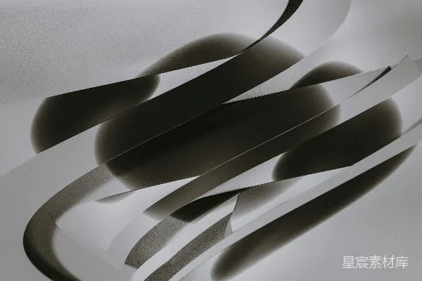 高清摄影 一张黑白照片，显示一个弯曲的物体。