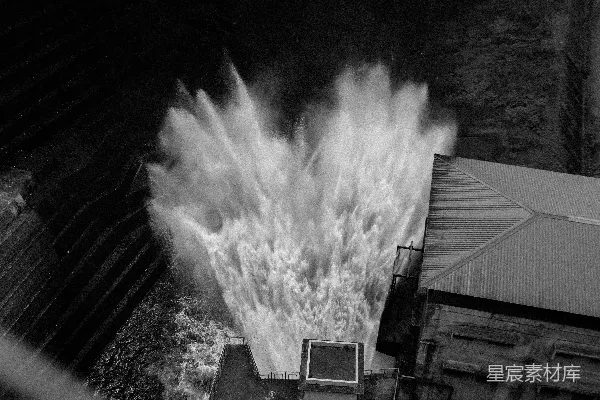 高清摄影 水爆灰度摄影