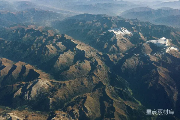 高清摄影 鸟瞰山景
