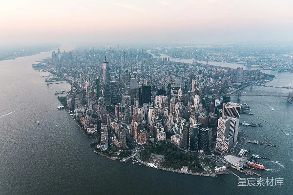 高清摄影 城市全景航拍