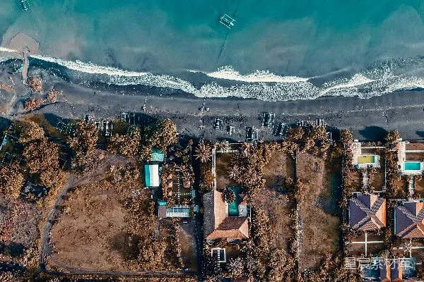 高清摄影 白天的城市建筑俯瞰图